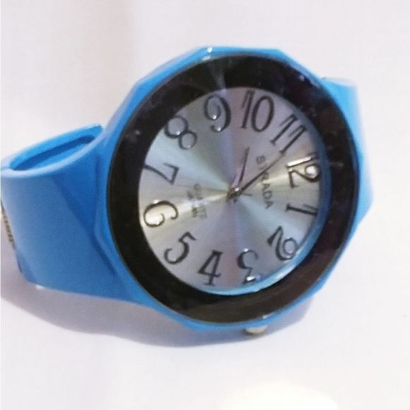 STRADA Cuff Watch Blue - Picture 2 of 3